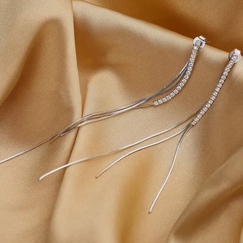 Ohrstecker drei kette design - ohrstecker,