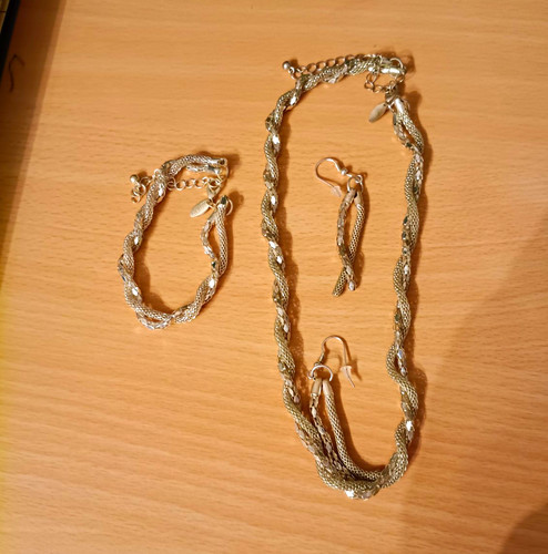 Schmuck set silber metall - schmuck-set,
