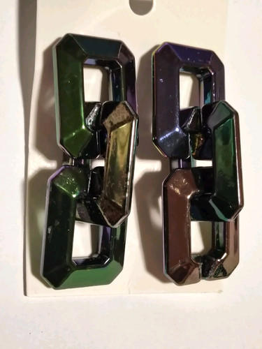 Ohrstecker bunt dunkel