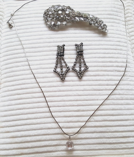 Kette bergkristall silber - bergkristall,