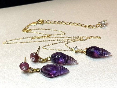 Set kette ohrringe - ohrringe, ohrstecker