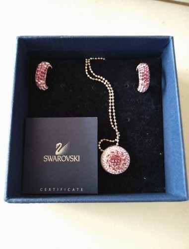 Swarovski ohrringe mit kette - ohrringe,