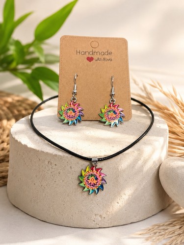 Handmade schmuckset halskette - schmuckset,