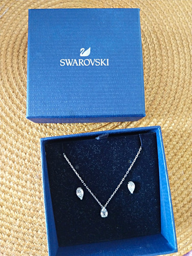 Swarovski schmuckset halskette - schmuckset,