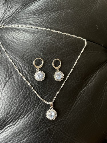 Schmuckset silber 925 - silber, blumige