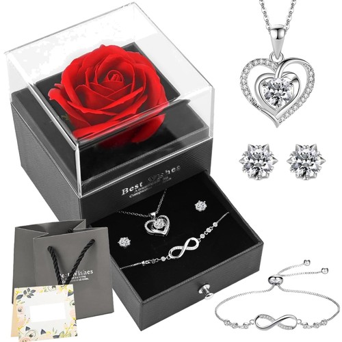Schmuckset herz silberkette - herz,