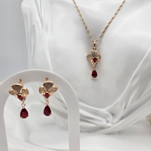 Orchideen blumen schmuckset - blumen,