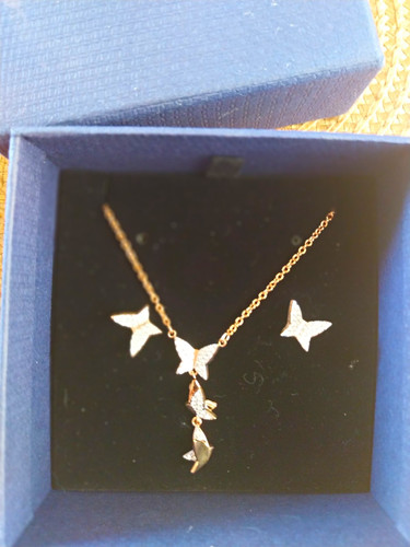Swarovski schmuckset halskette - schmuckset,