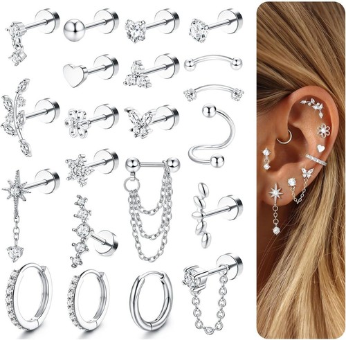 Stücke helix piercings - 21,
