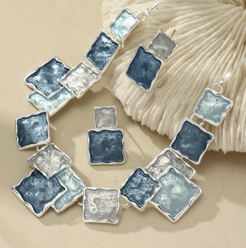 Blaue abstrakte kette - blaue, und