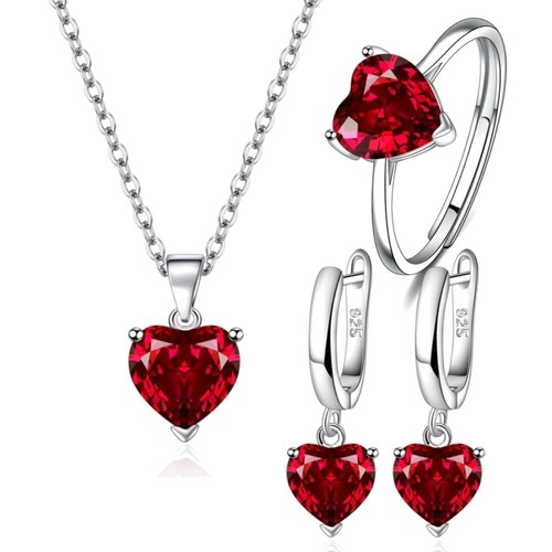 Schmuckset damen herz ringe - herz,