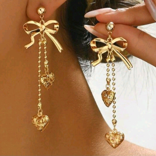 Goldfarbene ohrstecker - goldfarbene,
