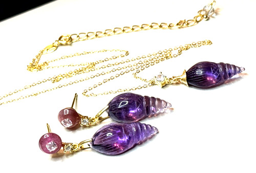 Set kette ohrringe - ohrringe, ohrstecker