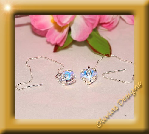 Ohrhänger kette silber 925 - &,