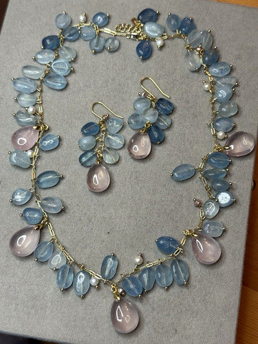 Set kette ohrringe - set,