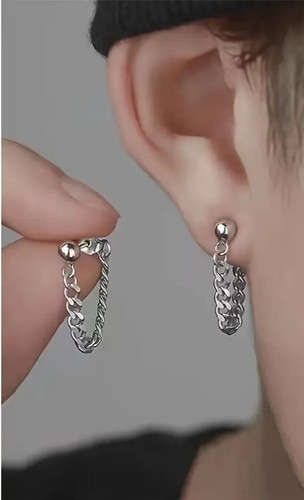 Neckisches ketten ohrstecker - ketten,