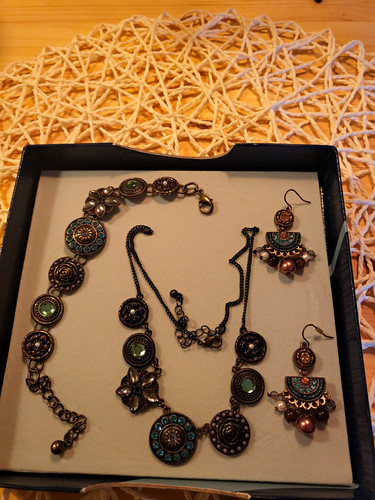 Schmuckset bronze metall - schmuckset,