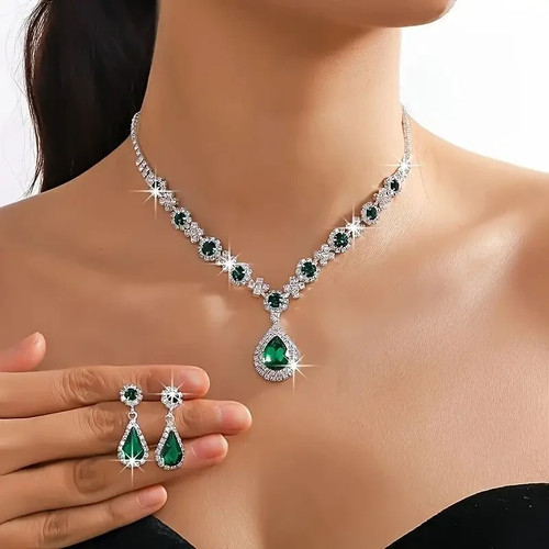 Halskette halsband ohrringe - halskette,